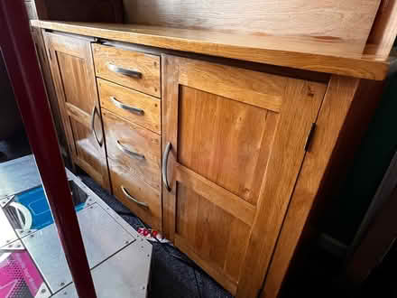 Photo of free Solid oak sideboard (Spondon DE21) #2