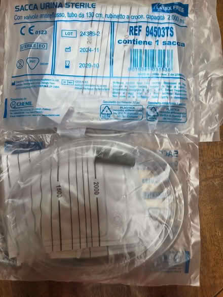 Photo of free 3 bags for collecting urine (Dulwich SE21) #1