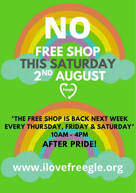 Photo of free SHOP info - CLOSED this Saturday 2 August (The Level BN1) #4