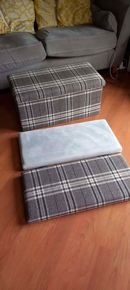 Photo of free 3 padded top collapsible otterman storage boxes (Carnon Downs TR3) #2