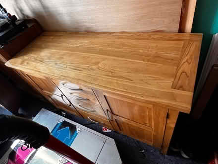 Photo of free Solid oak sideboard (Spondon DE21) #3