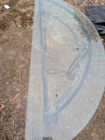 Photo of free Wrought iron /glass table (Kingswood) #2
