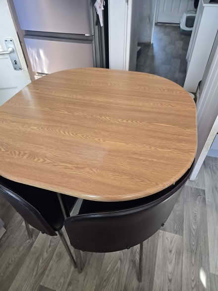 Photo of free Space saver dining table and chairs (Llanrumney CF3) #1