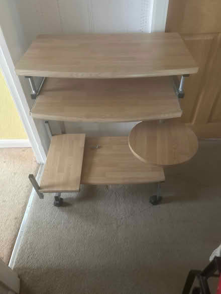 Photo of free Computer desk/ trolley (Currie EH14) #1