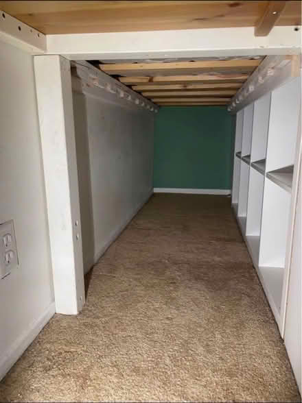 Photo of free Single Bed w/ ikea shelf bedframe (Westwood) #3