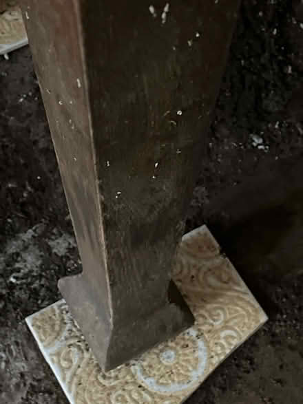 Photo of free sturdy wooden table (BD18 Shipley) #3