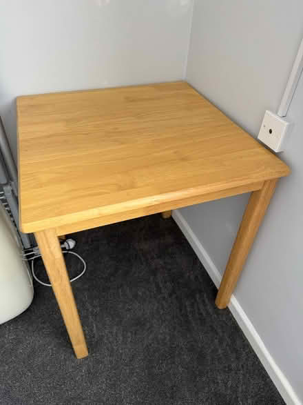 Photo of free Wooden square table (Ampthill) #1