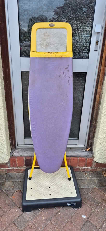 Photo of free fully height adjustable ironing board with new cover (Humphrey's End GL5) #2