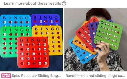 Photo of bingo slider boards (Central BS2) #1