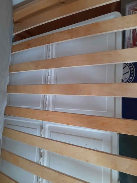 Photo of free Single wooden bed & mattress (Dun Laoghaire A96) #4