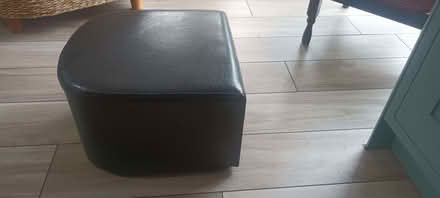 Photo of free Leather effect footstool (Crosspool S10) #1