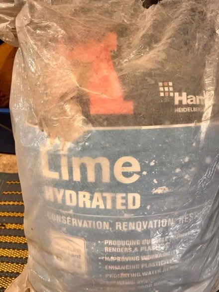 Photo of free Big Bag of Hydrated Lime 25kg (BH17 9AF) #1