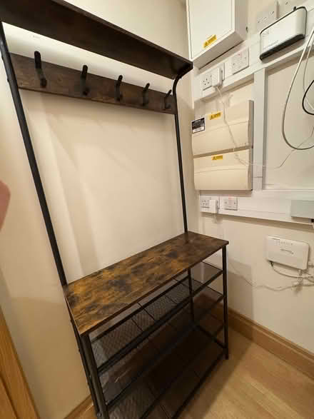 Photo of free Shoe rack with coat hanger (sw1p 4fe) #2