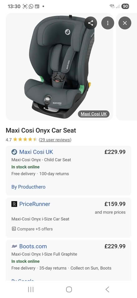 Photo of free Maxi cosi car seat and iso fix (Derby Chaddesden DE21) #1