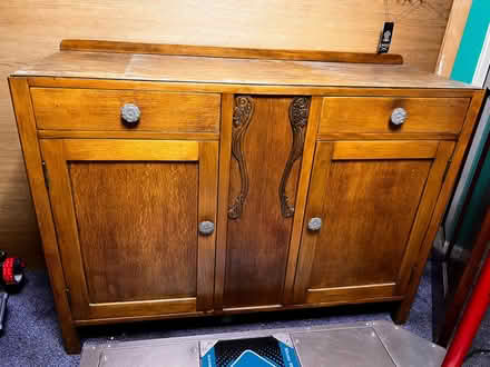 Photo of free Antique sideboard approx 1920’s (Spondon DE21) #2