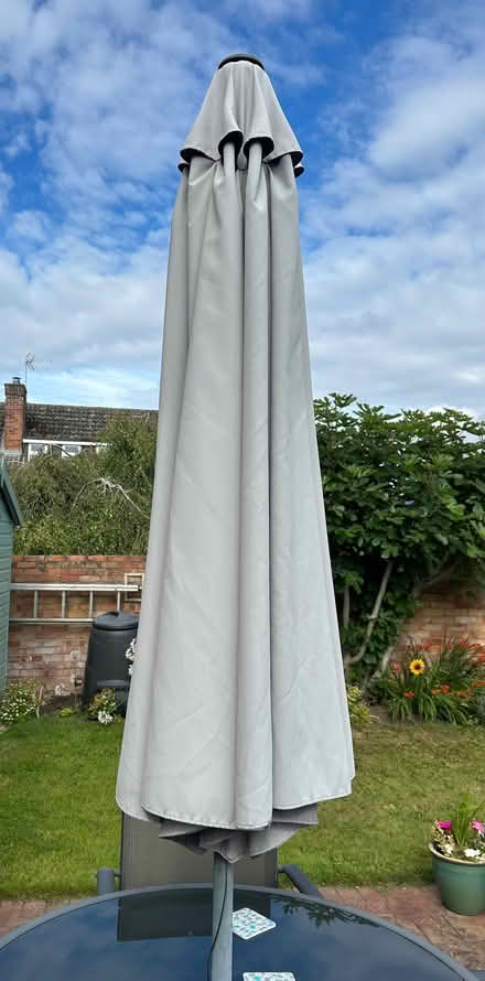 Photo of free Grey garden umbrella (Overton LL13) #1