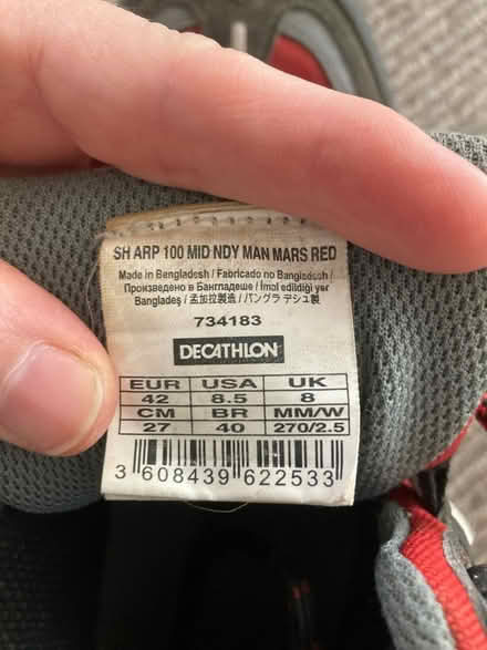 Photo of free Size 8 walking boots (SW16 Norbury, Green Lane) #2