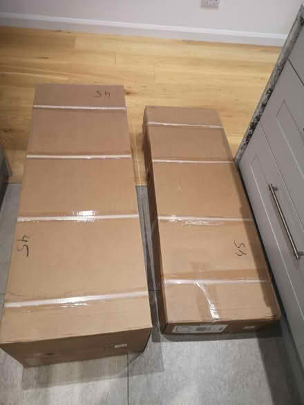 Photo of free 2 large strong cardboard boxes (Cheadle Hulme SK8) #1