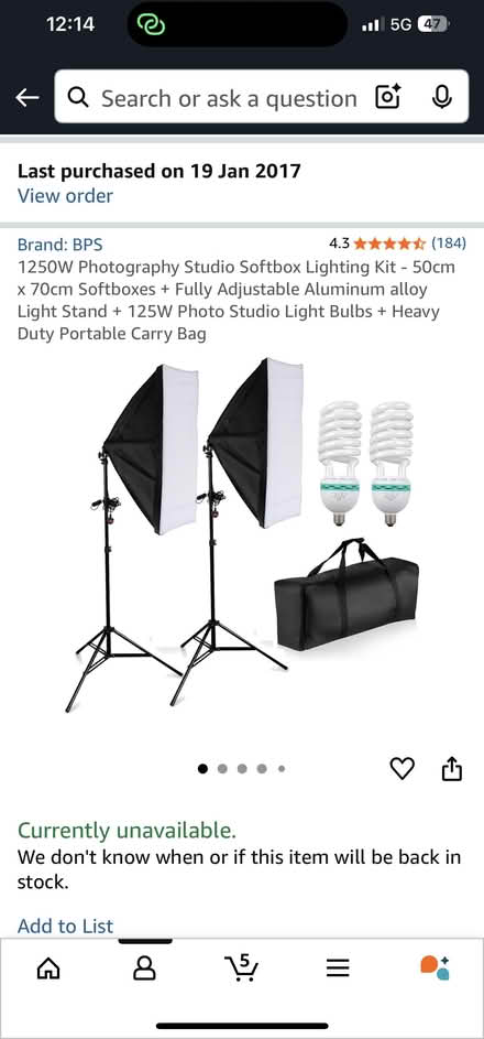 Photo of free Soft box lighting kit (1x) (West Norwood, SE27) #2