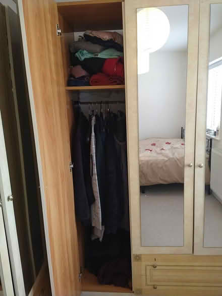 Photo of free 2x 4-door 2-drawer Wardrobe Mirrors (L4) #2