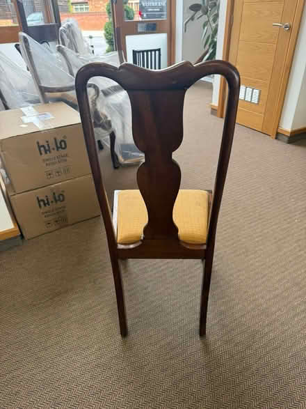 Photo of free 4 antique wooden chairs (Wokingham RG40) #1