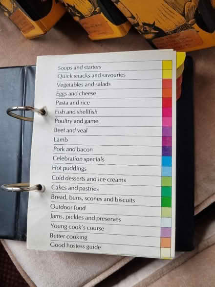 Photo of free Ring Binder folders full of recipes. (Great Meols CH47) #2