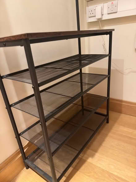 Photo of free Shoe rack with coat hanger (sw1p 4fe) #1