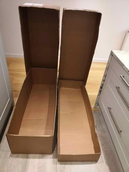 Photo of free 2 large strong cardboard boxes (Cheadle Hulme SK8) #2