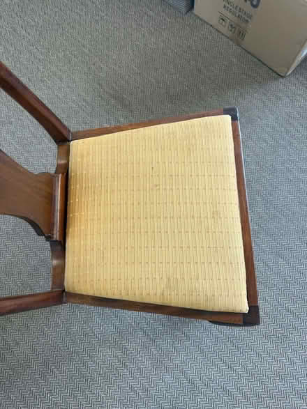 Photo of free 4 antique wooden chairs (Wokingham RG40) #3