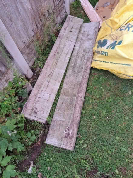 Photo of free Concrete gravel/fencing boards (Heswall) #1