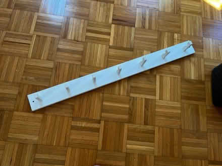 Photo of free White wooden Ikea hanging rack (Cambridgeport) #1