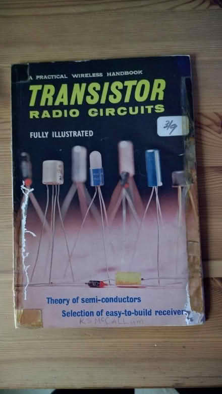 Photo of free Practical Wireless Handbook - Transistor Radio Circuits (Kenley CR8) #1