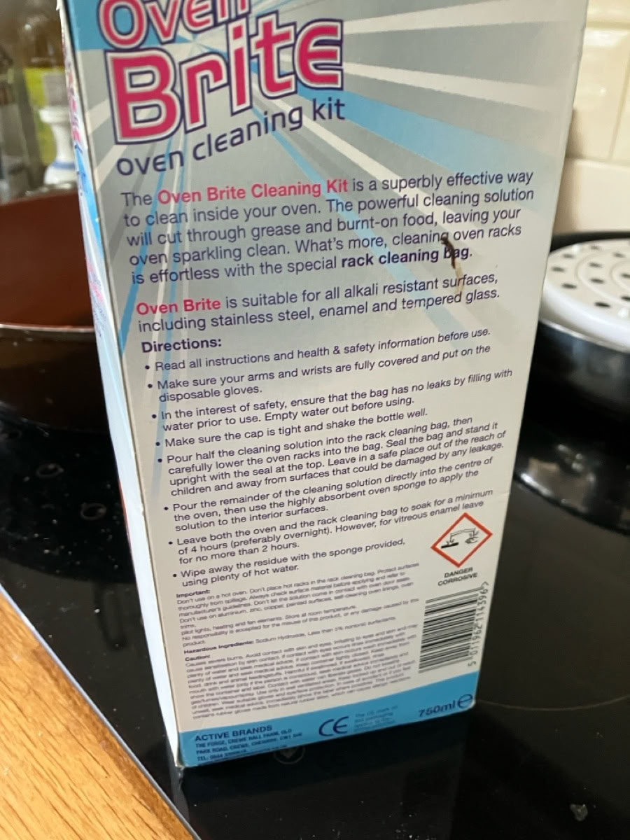 Oven Cleaner Kit - Oven Pride Oven Cleaner Heavy Duty - Ovenpride 500l