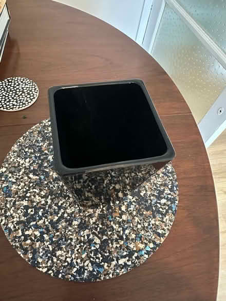 Photo of free Black glass vase (Fetcham) #2