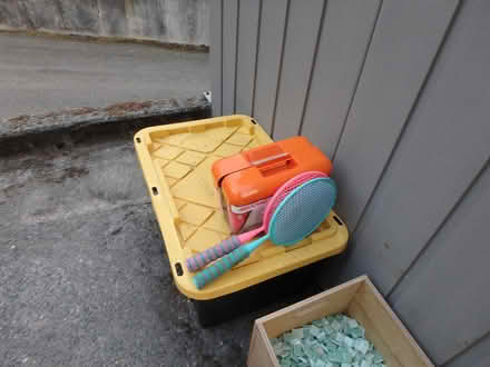 Photo of free Badminton rackets & misc. toys (Interbay/Queen Anne) #1