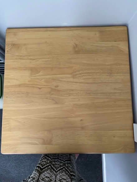 Photo of free Wooden square table (Ampthill) #3