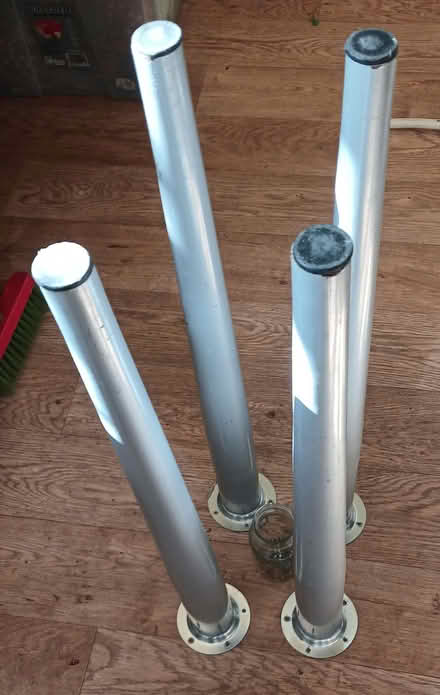 Photo of free 4 metal table legs (Heskin Green PR7) #1