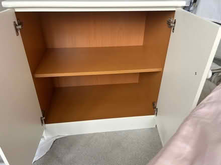 Photo of free White cupboard with shelf (Surbiton KT6) #2