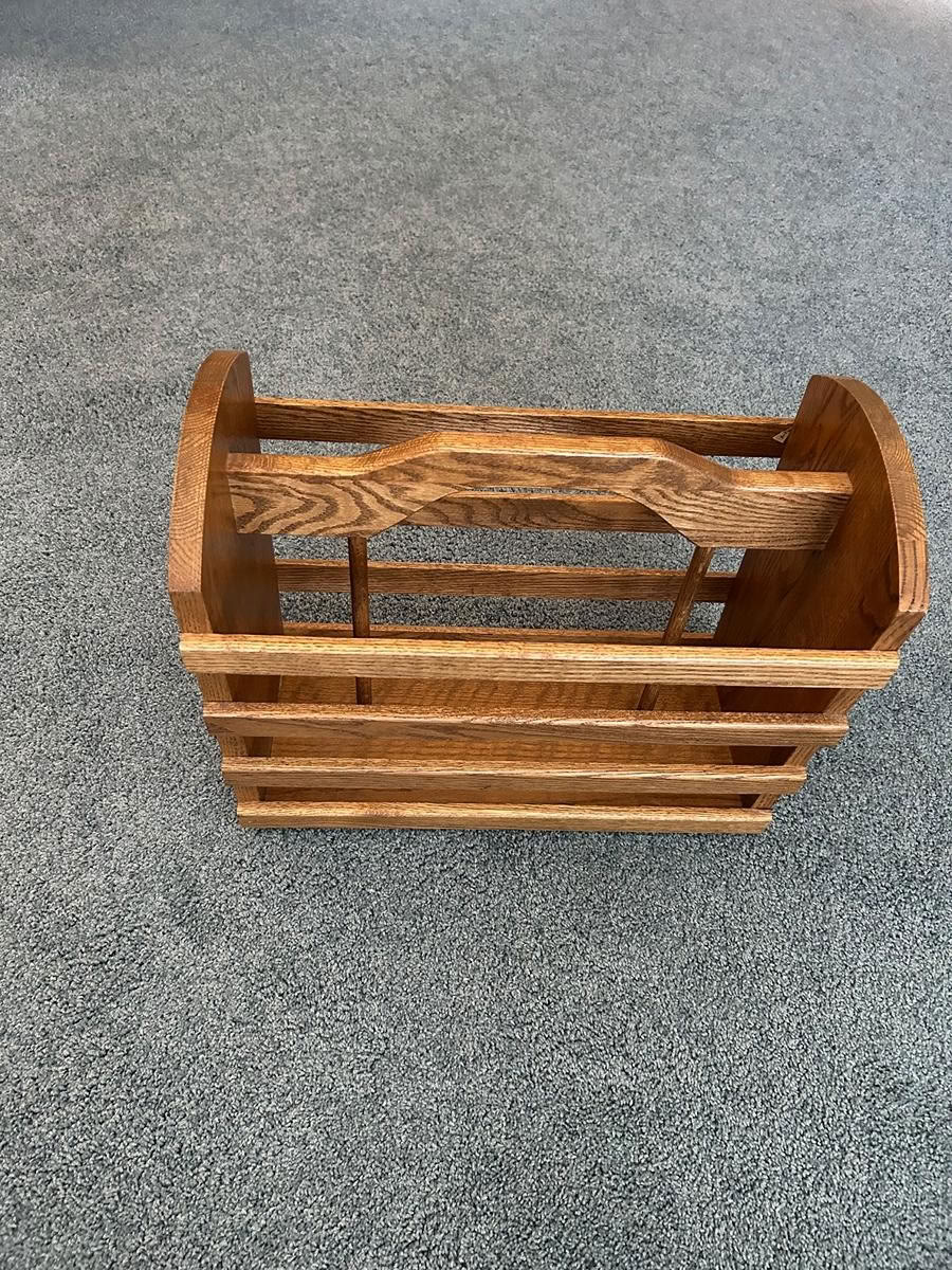 Free: Solid oak magazine racks (Cupertino)