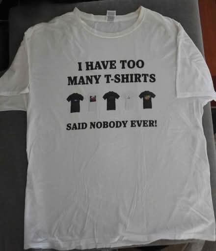 Photo of free T shirts (Mavis and Rathburn) #1