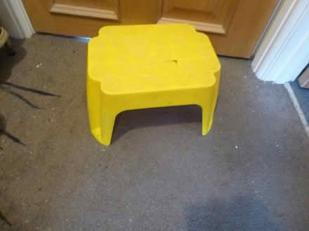 Photo of free Small yellow footstool (Greenford UB6 8PF) #1