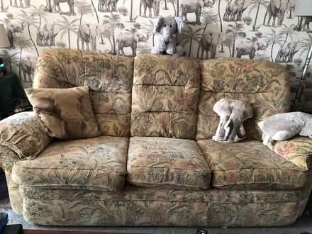 Photo of free Sofa and two chairs (Tuffley Gloucester) #1