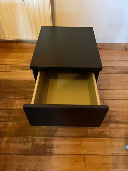 Photo of free Black 2 drawer unit/ bedside table (Brownhills WS8) #2