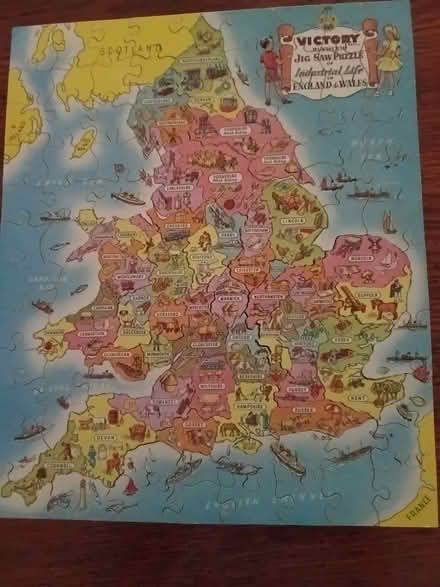 Photo of free England and Wales map jigsaw (Crawley RH10) #1