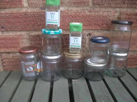 Photo of free jam jars etc (Brafield-on-the-Green) #1