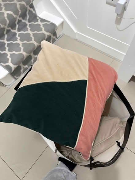 Photo of free 3x coloured and 2x beige cushioms (Rathfarnham) #1