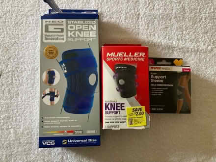 Photo of free 3 Large knee braces (Pembroke Pines) #1