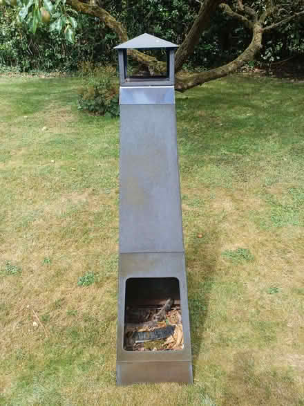 Photo of free Grey metal Chiminea (Moor Park HA6) #1
