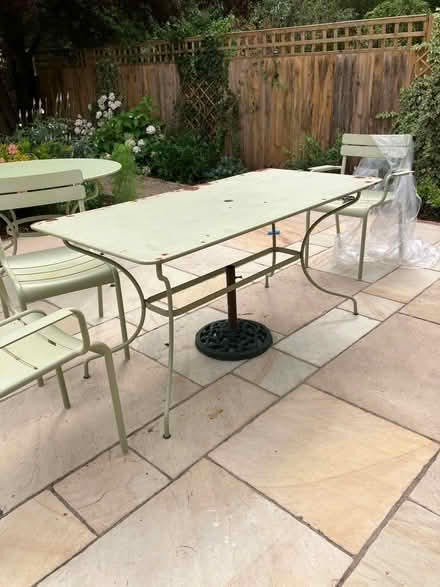 Photo of free Shabby Chic ‘Fermob’ Garden Table (New Malden KT3) #2