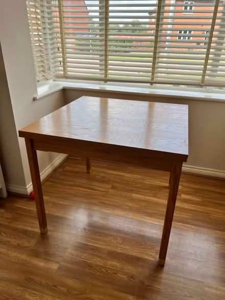 Photo of free Wooden dining table (Gunthorpe) #2